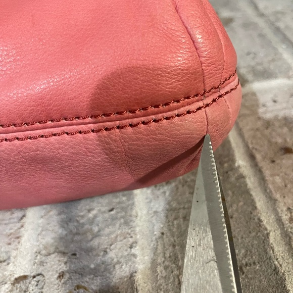 Fossil Pink Hobo Bag with Curved Top Design - Picture 13 of 16